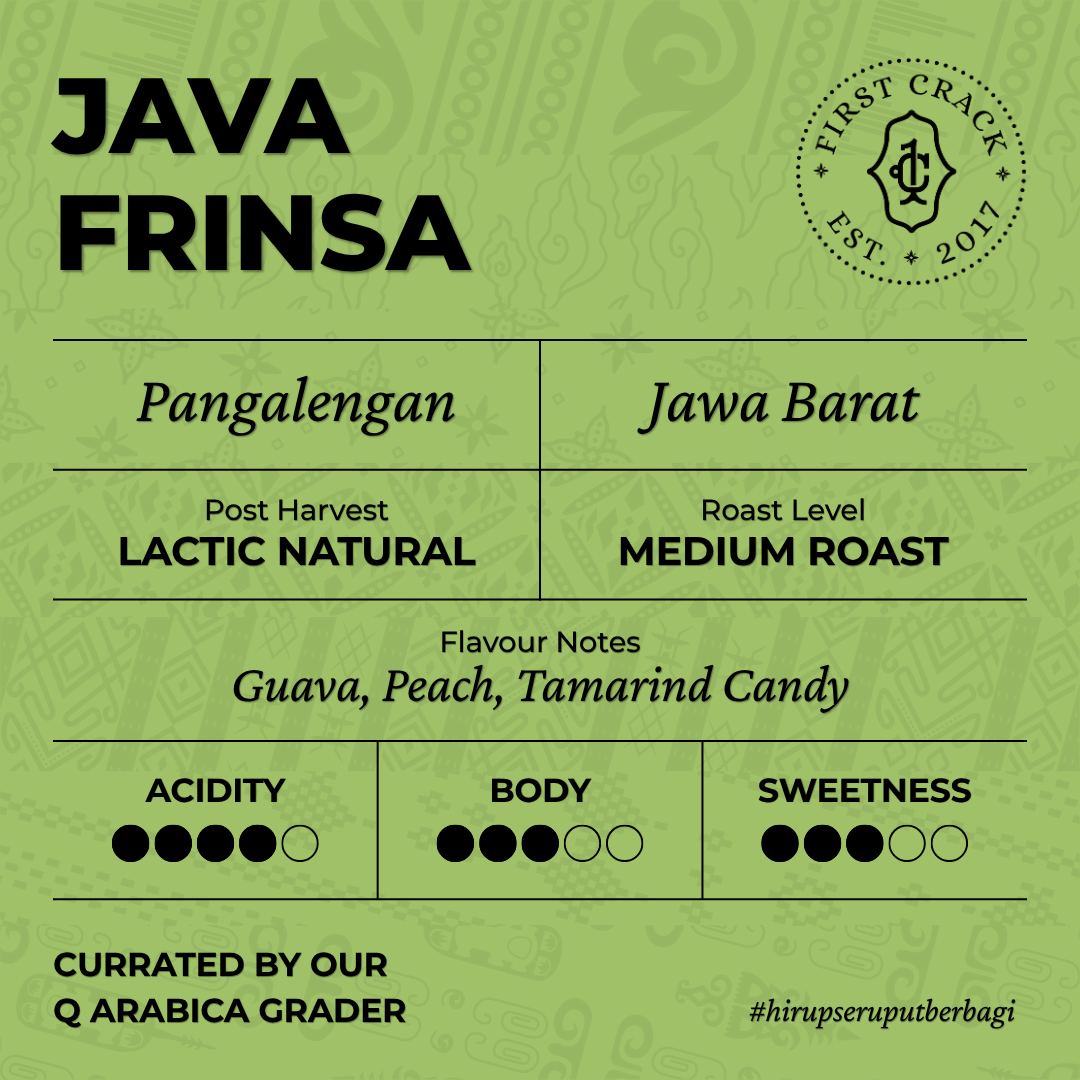 Java Frinsa Lactic Natural | Pangalengan, West Java 105Gr