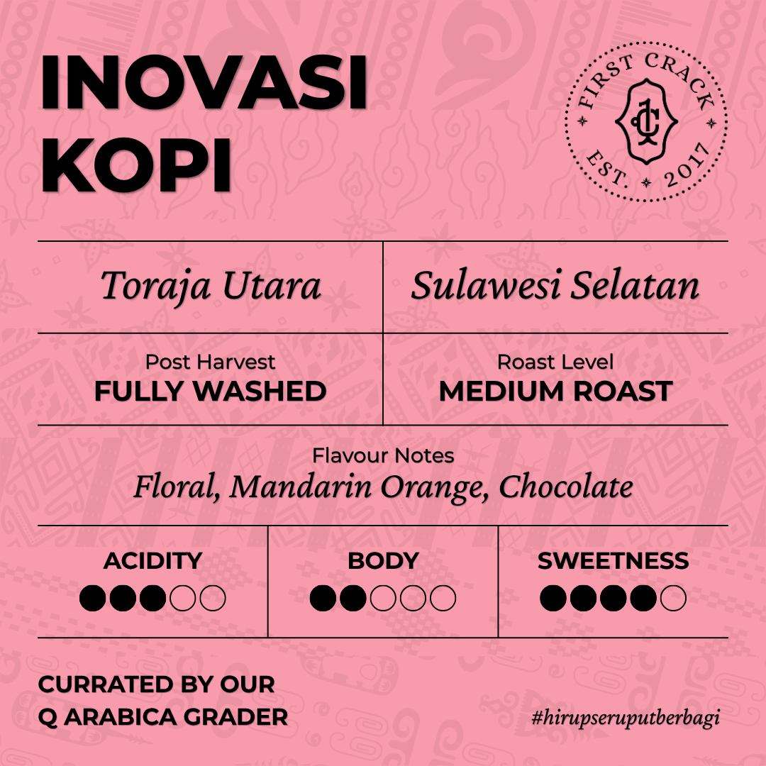 Inovasi Kopi | North Toraja, South Sulawesi 105Gr