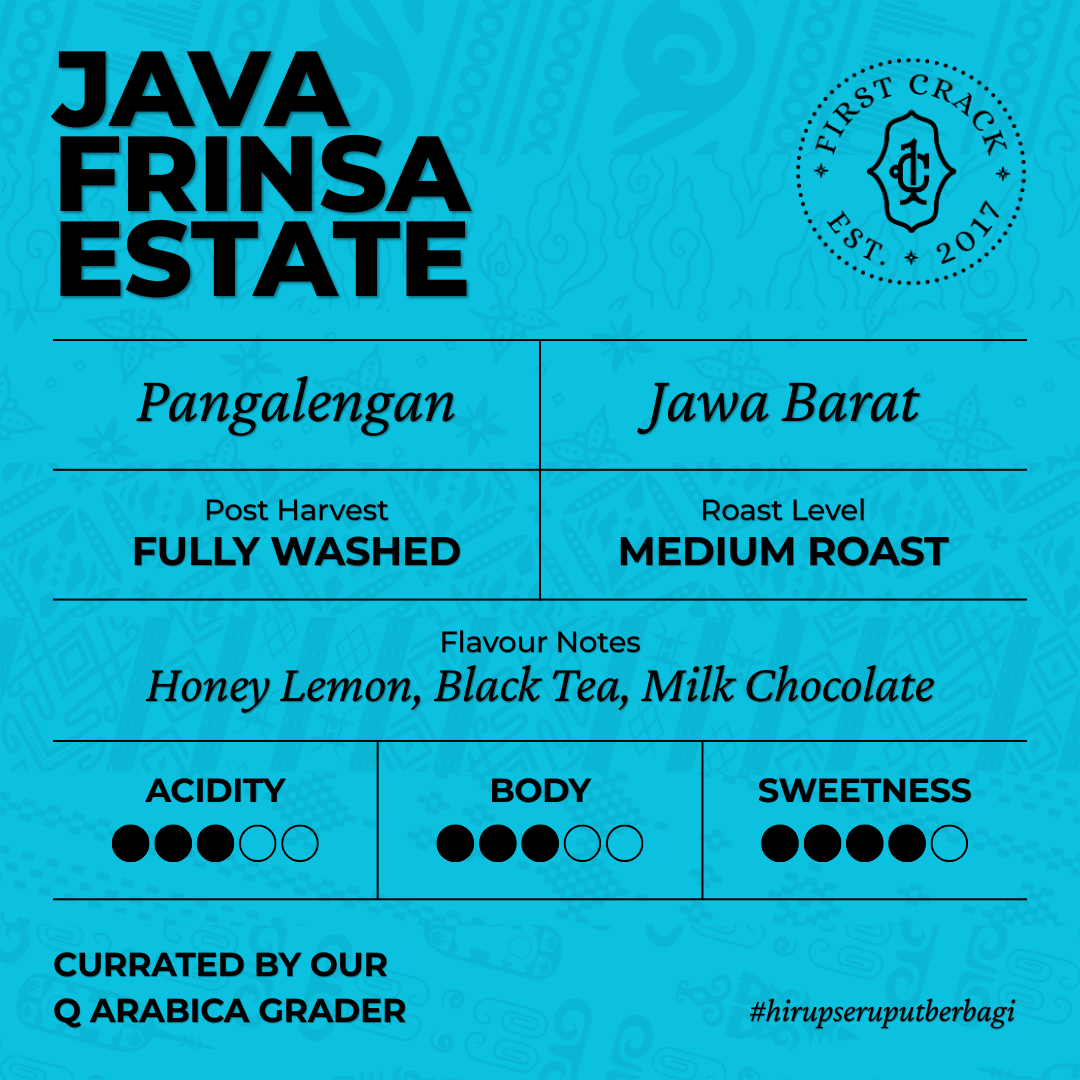 Java Frinsa Estate Full Wash | Pangalengan, West Java 105Gr