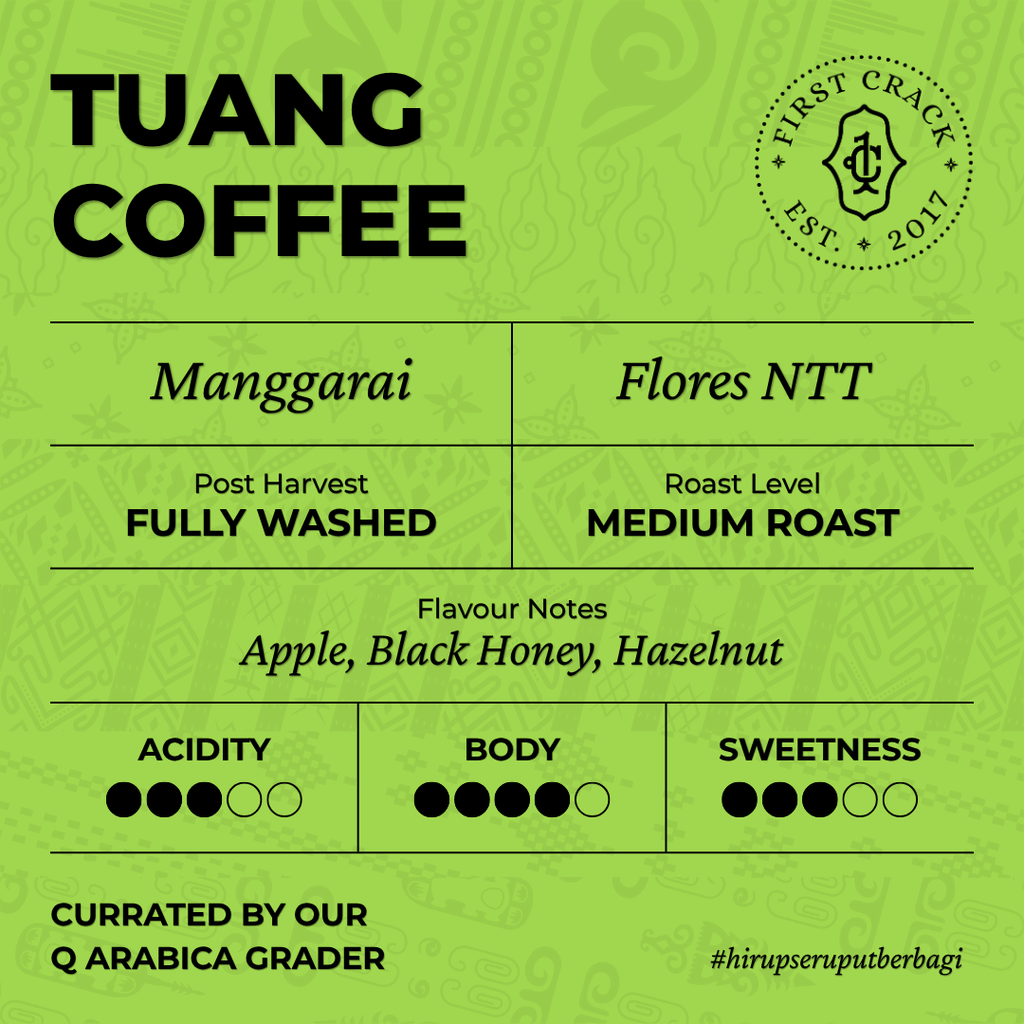 Tuang Coffee | Manggarai, Flores 105Gr